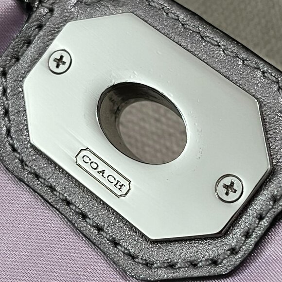 Coach Campbell Exotic Python Leather Izzy‎ Fashion Satchel F24852 - Picture 10 of 13